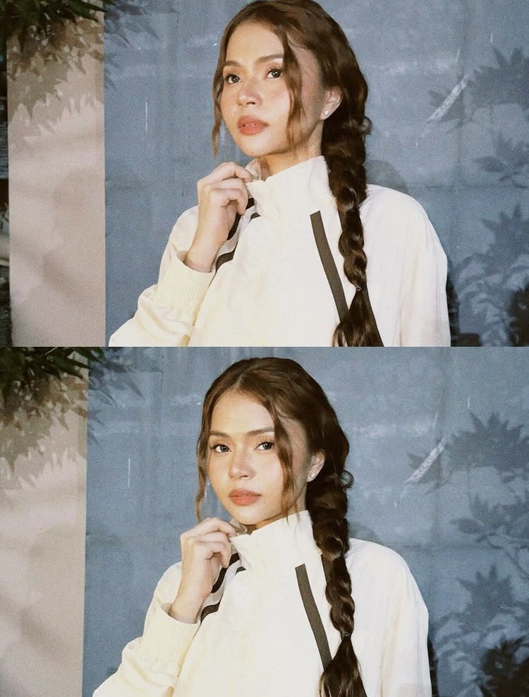 clumpsy_penguin's tweet photo. aubrey wearing mili’s structured jacket and pants🥺 ang gandaaaa

we need aubrey and mikha collab https://t.co/fG5lVEzFWc