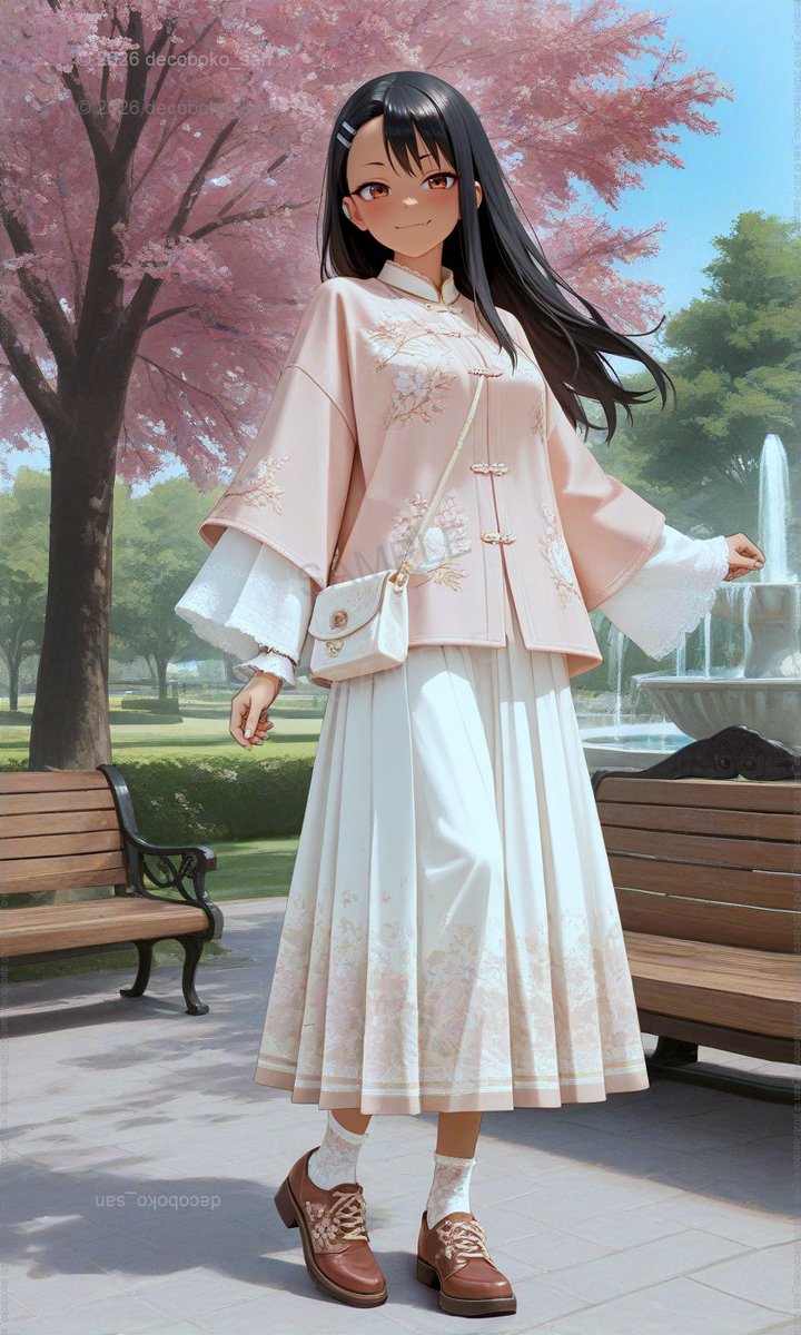 deCoBoko_sang's tweet photo. Personally, I like this pale pink color 🩷 
There was a color cast, so I corrected it. sorry...
 #nagatorofanart #AIArt #AIIllustration #AnimeArt #AnimeGirl #nagatorosan #hayasenagatoro https://t.co/LU3wn3qqkr