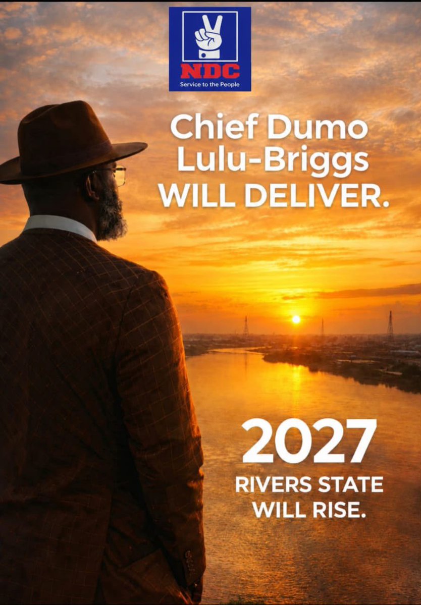 Bea_Con334's tweet photo. RESET RIVERS STATE.

If Dumo Lulu-Briggs has no godfather, who does he answer to?

The people.

His experience spans business, oil and gas, corporate leadership and public service. His work has also included youth empowerment, scholarships, healthcare and vocational support. https://t.co/s7nxnzGJ6a