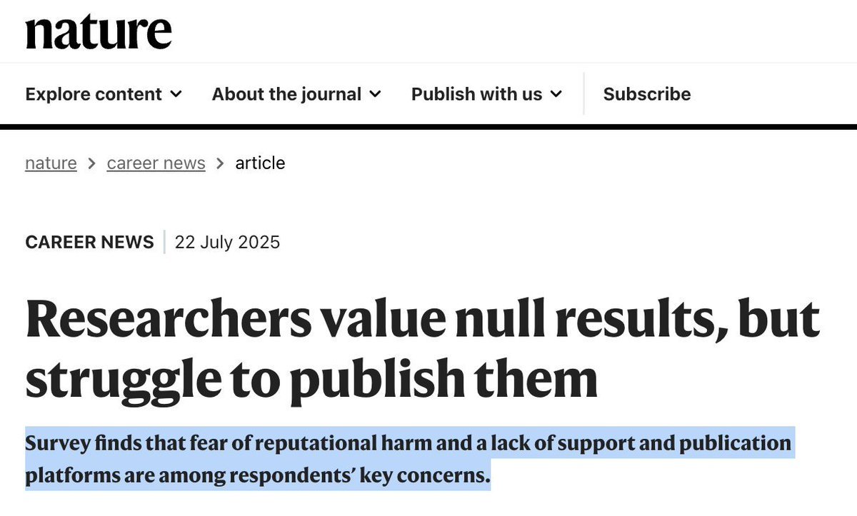 slavov_n's tweet photo. bioRxiv has a dedicated section for negative results.

Use it.
Share negative results. 
Your colleagues will appreciate it. https://t.co/zes5bjzb4k
