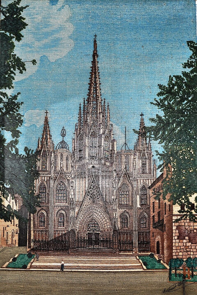 Viquipedia's tweet photo. #Taldiacomavui de 1912 nasqué l'artista mecanògrafa Montserrat Alberich i Escardívol (m. 1973).

Desenvolupà una tècnica artística molt personal basada en el seu domini de la mecanografia, consistent en només fer servir la màquina d'escriure.

#viquidones
https://t.co/dUY1Pdazn3 https://t.co/We4b3K41wC