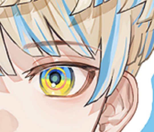 samonn_avocado2's tweet photo. バイカラーな瞳が大好きなんじゃ〜。
見る角度で目の色が変わって見えるの凄いスコ https://t.co/dbblkvGGm6