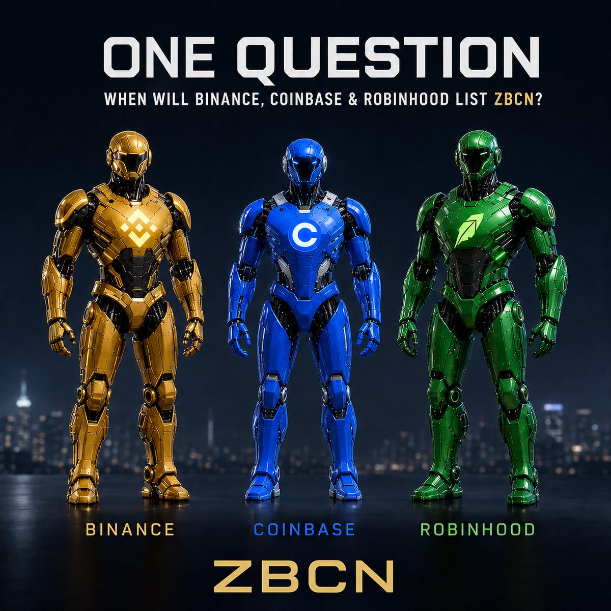 CaptainZackZBCN's tweet photo. 361 Days ONE QUESTION: When will @binance @coinbase and @RobinhoodApp list solana:ZBCNpuD7YMXzTHB2fhGkGi78MNsHGLRXUhRewNRm9RU ?👀

The technology is live. The ecosystem is expanding. Adoption is growing and the community is getting louder.

Which platform lists ZBCN first? Drop your prediction below! 

The future is streaming.
