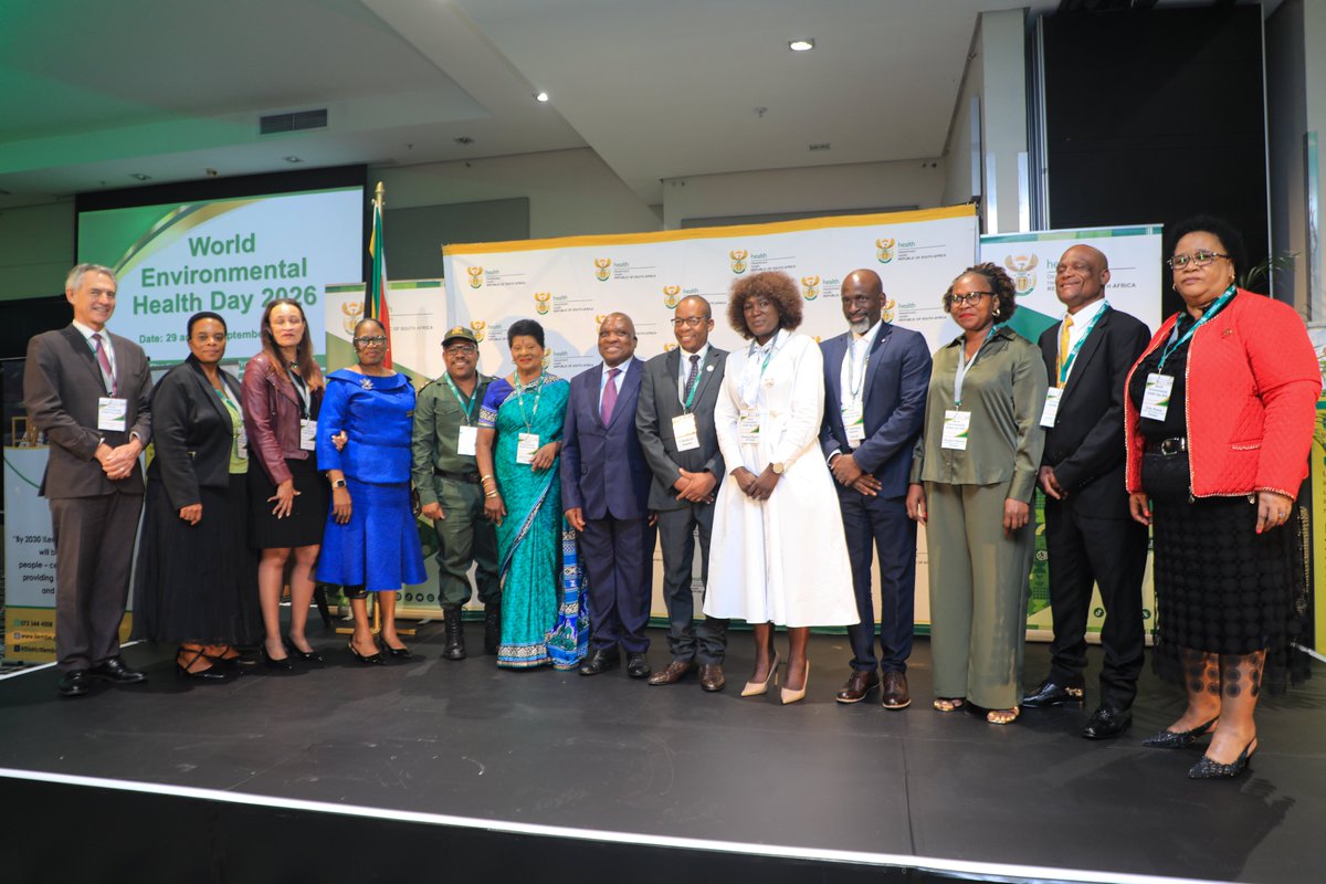 KZDC29's tweet photo. 🌍 #WEHD2026 underway at The Capital Zimbali, hosted by @KZDC29. Leaders, researchers &amp; environmental health practitioners from across SA have united under the theme "Standing with Science to Protect Communities." We're advancing evidence-based solutions for healthier communities https://t.co/sZQOgFHsa5