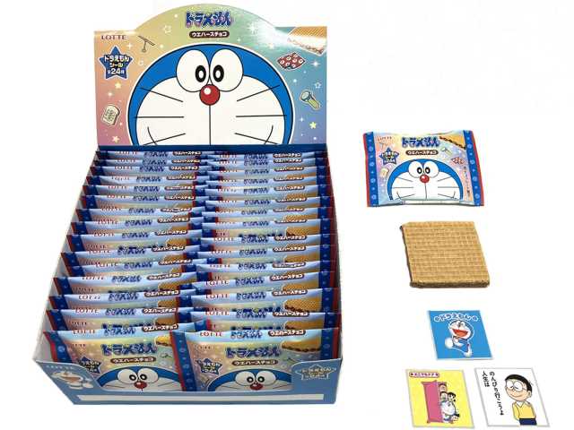 convenichecker's tweet photo. 「ドラえもん ウエハースチョコ」がセブンイレブンで10月12日頃に店頭発売、『ドラえもんシール』(全24種)付き https://t.co/oI3TPGwQVR 

＃セブンイレブン ＃ロッテ ＃ウエハース ＃ドラえもん https://t.co/1fazYDTxcc