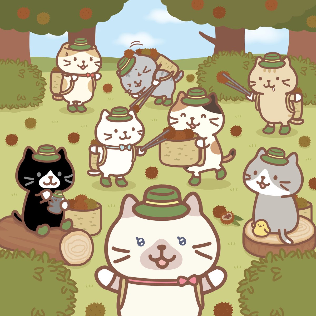 fukufuku_nyanko's tweet photo. #ふくふくにゃんこ
10月 #壁紙 配布中🎁
╰━━v━━━━━━╯
カレンダー付きです✨

みんなで楽しい栗ひろい～🌰

▾ダウンロードはこちら
https://t.co/OkbhPkNSsq

ぜひお使いください♪

#ふくふくにゃんこ集会 https://t.co/gzFwB8GoTR