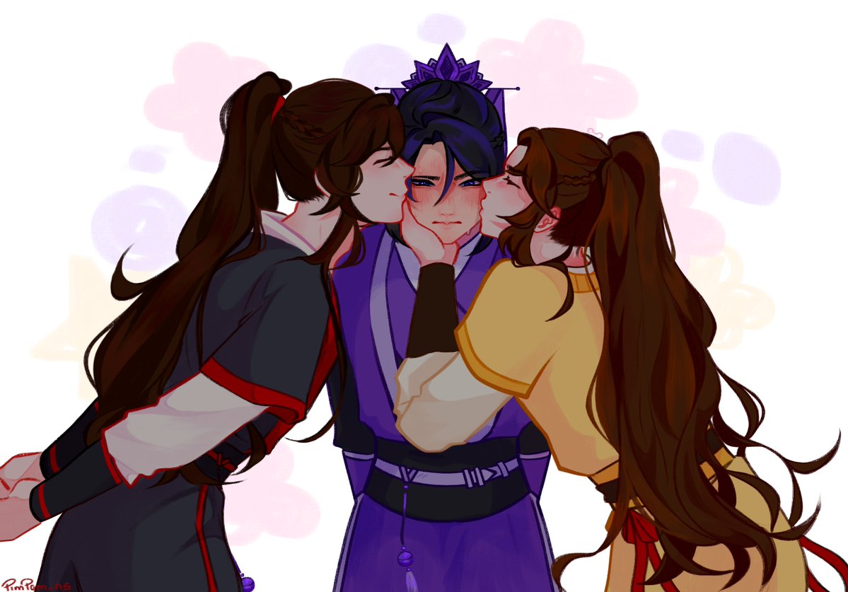 pimpom_ns's tweet photo. Ola les presento a mi oc Jiang Cheng de cortesía Wanyin, tiene 35-40 añitos. Es un rabioso inseguro que ama a su clan y familia con actitud tsundere, es todo un perro que ladra y no muerde 😩 lo quiero mucho asi q será lo que más dibuje en esta cuenta, lo siento/j https://t.co/mAdPXxyJBR
