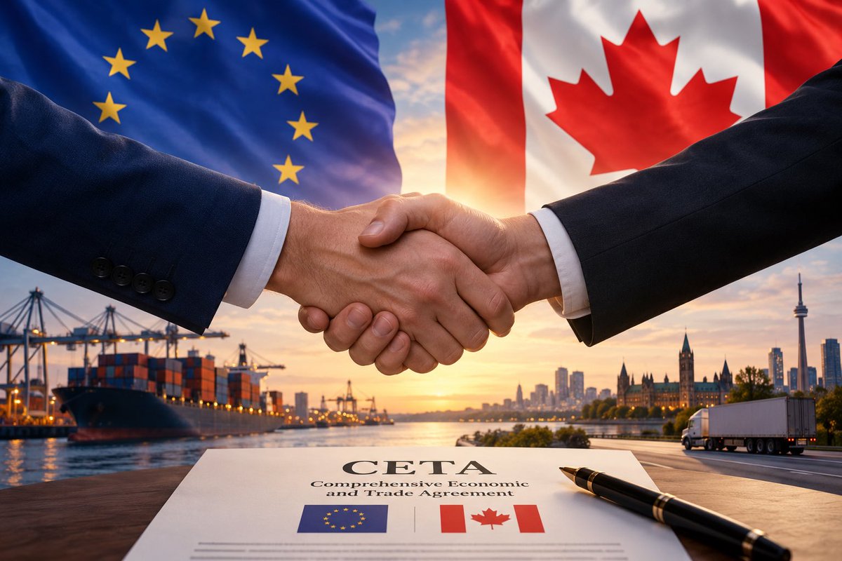 RomanaTomc's tweet photo. Danes je Slovenija ratificirala sporazum med EU in Kanado #CETA 🇸🇮 🇨🇦 

Kot podpredsednica delegacije Evropskega parlamenta za odnose s Kanado to odločitev pozdravljam.

Sporazum je osnova za tesnejše gospodarsko sodelovanje in dodatne možnosti za slovenska podjetja na kanadskem trgu. Velik del sporazuma se sicer že skoraj desetletje začasno uporablja, zato je današnja ratifikacija predvsem pomemben korak k njegovi polni uveljavitvi.

Zdaj je pomembno, da dobre politične odnose nadgradimo tudi s konkretnim gospodarskim sodelovanjem.