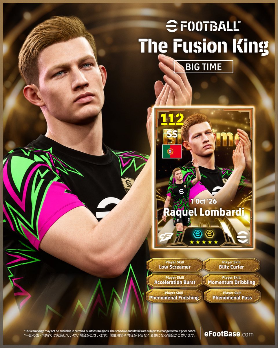 eFootbase's tweet photo. 👑 The Man, The Myth, The Legend

#eFootball #eFootball2027 #イーフト #イーフト2027 https://t.co/tvSE2lEBAT
