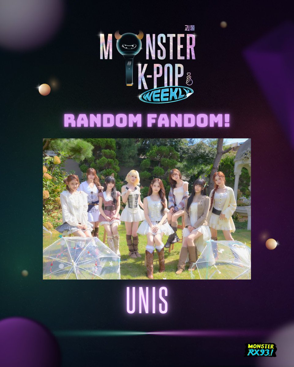 RX931's tweet photo. Into the Milky Way! ๐
Itโs a happily ever after with #UNIS that will take us on a journey of wonders in #RandomFandom ๐ฉท
#EverAfter! Whatโs your favorite memory with UNIS?
They will be the one this Saturday on #MonsterKPopWeekly from 6PM - 10PM โ๏ธ #RX931 #IAmAMonster https://t.co/liaqNP2IqV