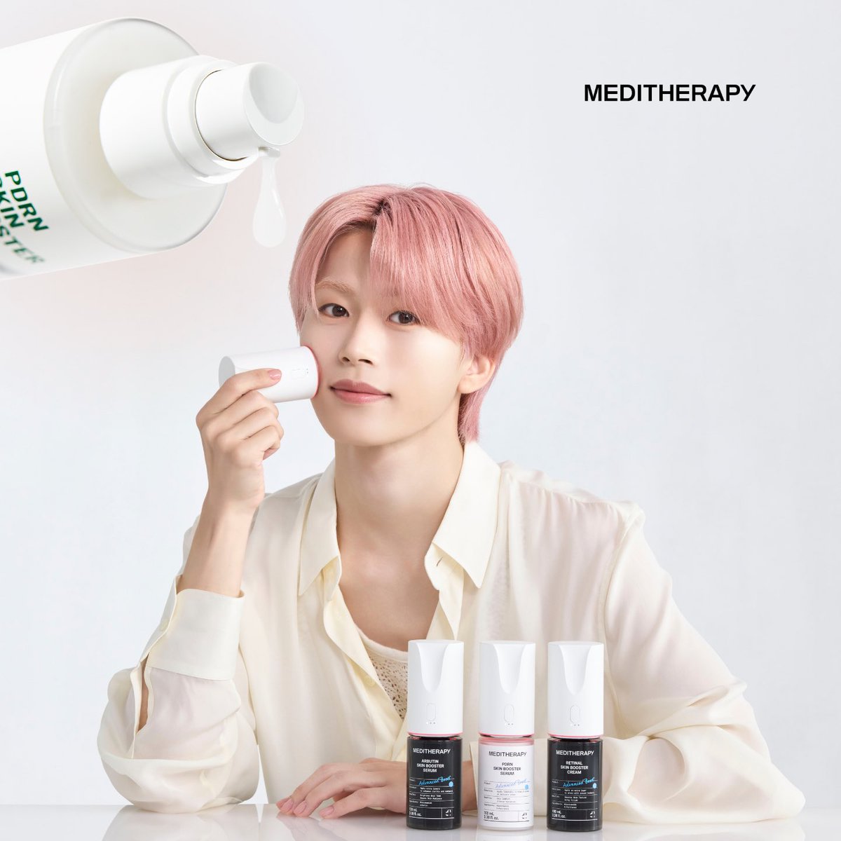 Meditherapy_jp's tweet photo. 毎日のスキンケアに、ブーストを。

MEDITHERAPY × 木全翔也（JO1）

木全さんと始める、
 新しいスキンケアルーティン。

#MEDITHERAPY #メディテラピー #JO1
 #木全翔也 https://t.co/N2qw5czmCQ