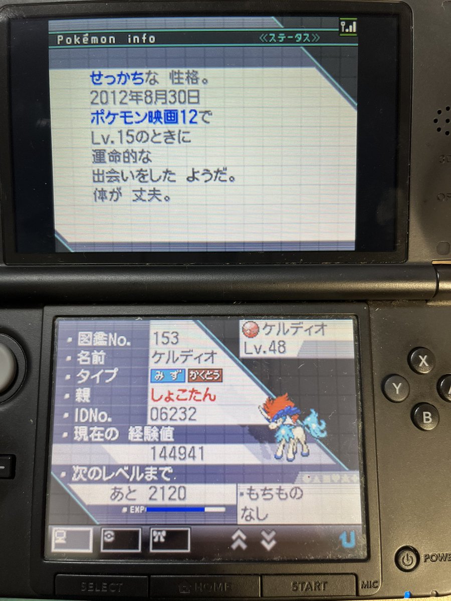 pandamaturiakhk's tweet photo. 贔屓にしてる骨董商から遺品整理品100円で譲ってもらったポケモンホワイトからとんでもねえデータ飛び出てきて頭抱えてる
ここまで楽しんでたトレーナーさんのポケモンが『遺品』として出てくる時代だよ… https://t.co/Or8JDi2hWA