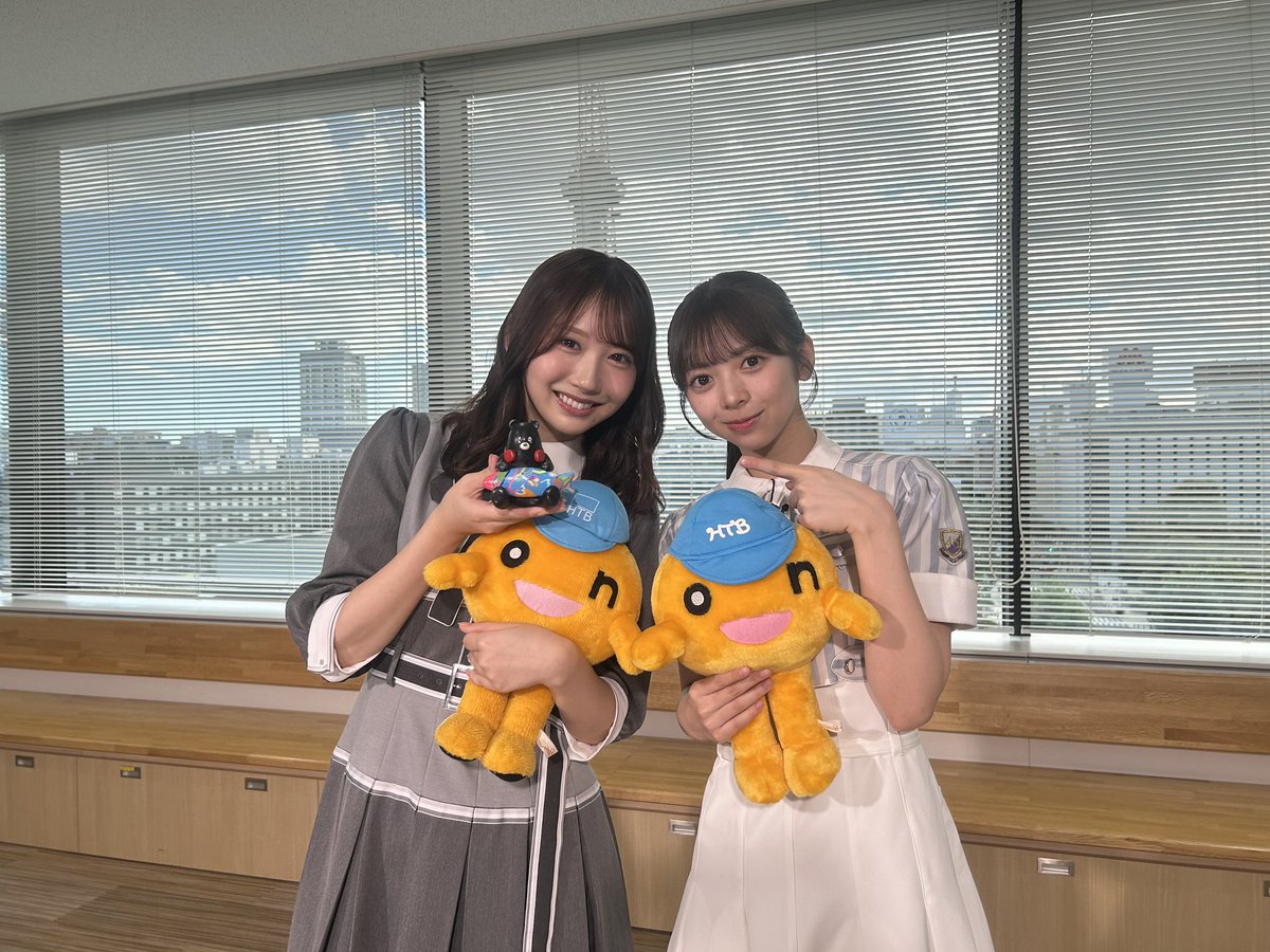 namarasonymusic's tweet photo. ／
明日の #ちゃんぐま通信 🧸🐟
🩵 #日向坂46 #藤嶌果歩 
💜 #乃木坂46 #長嶋凛桜 
＼

⏰9/30(水)6時台&amp;7時台OA予定
📺#HTB 「#イチモニ 」

インタビューがオンエアされます🎶

『Audition』ぜひチ���ックしてね🎀
https://t.co/HIfGdmRIMS

#青葉坂46 #青葉坂46オーディション 
#坂道選抜_Audition https://t.co/PFmzUTsu2N