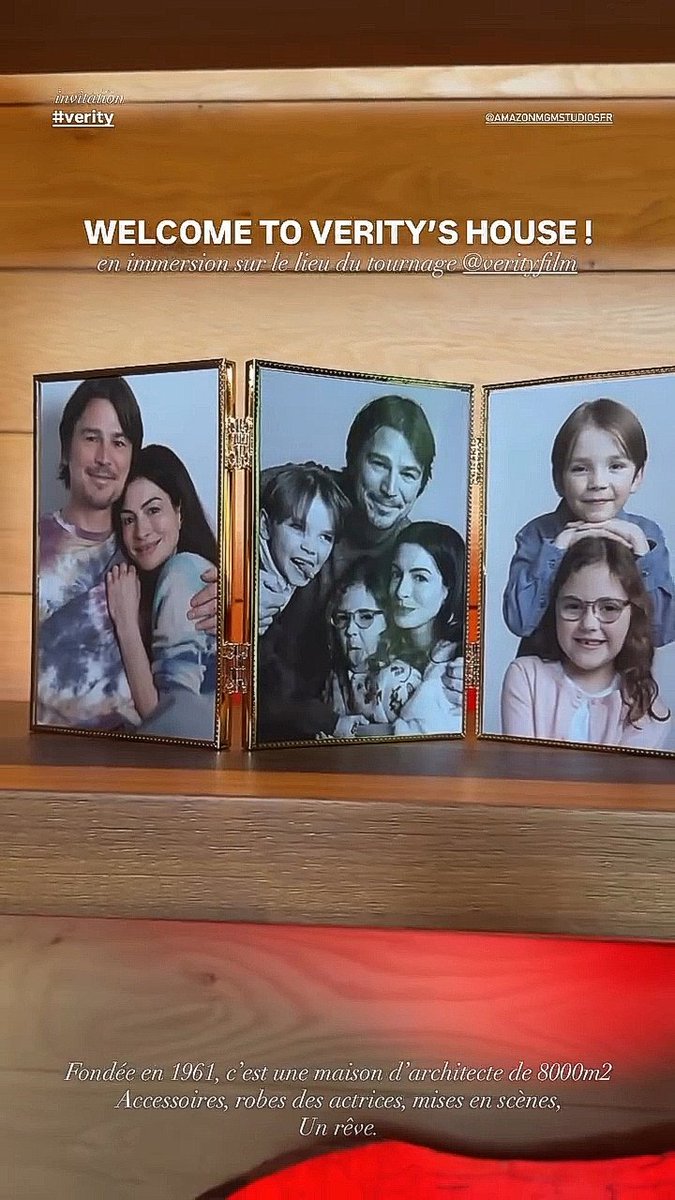 verityupdate's tweet photo. Preciosos! Novas fotos de Josh Hartnett (Jeremy), Anne Hathaway (Verity), Brady Wagner (Crew) e Sienna Kulovitz (Harper) como a nossa amada família Crawford 💗🤏🏻 https://t.co/zje9Ym8VmM