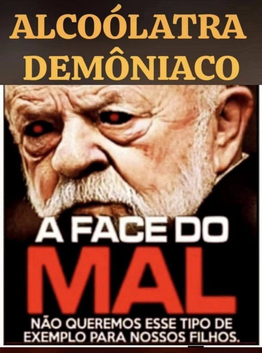 joao_merisio's tweet photo. O câncer do Brasil tem nome: Lula 
O pai da mentira, Lula é master #foralula https://t.co/hUPDjiZn1O