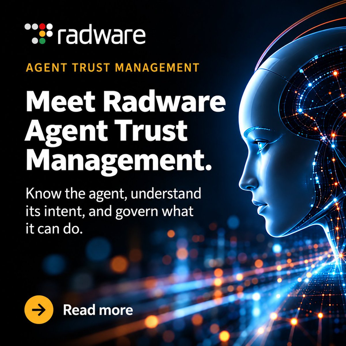 radware's tweet photo. AI agents browse, log in, decide, and transact for users. Radware's Agent Trust Management captures AI intent and behavior for trust and control. Go beyond allow/block with continuous, intent-aware governance. Read more: https://t.co/L05iv3AtKW
#AIAgents #AgentTrustManagement https://t.co/MRUmOQEYsn