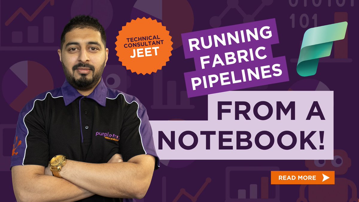 PurpleFrogData's tweet photo. A Fabric pipeline finishing doesn't necessarily tell you what happened inside it.

In our latest Frog Blog, Jeet shows how to trigger a pipeline from a notebook and monitor it at the activity level to catch failures properly🐸 

https://t.co/nL1UKfNura #MicrosoftFabric #Python https://t.co/K6FzQzdCHP