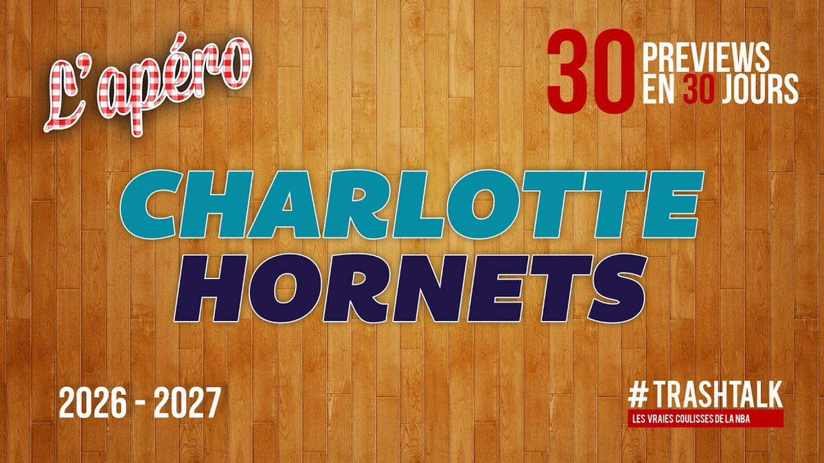 TrashTalk_fr's tweet photo. 🔥 30 PREVIEWS : LES CHARLOTTE HORNETS !! 🔥

AUJOURD’HUI, ÇA PIQUE FORT !! 🐝🐝

- Le départ de LaMelo : quel impact ?
- La fin de saison dernière était crédible ?
- Knueppel et Miller en leaders ?
- Combien de wins pour les Hornets ?

À TABLE !! 🍽️

➡️ https://t.co/3U5uPnLVLv https://t.co/2M1pbWeoS8