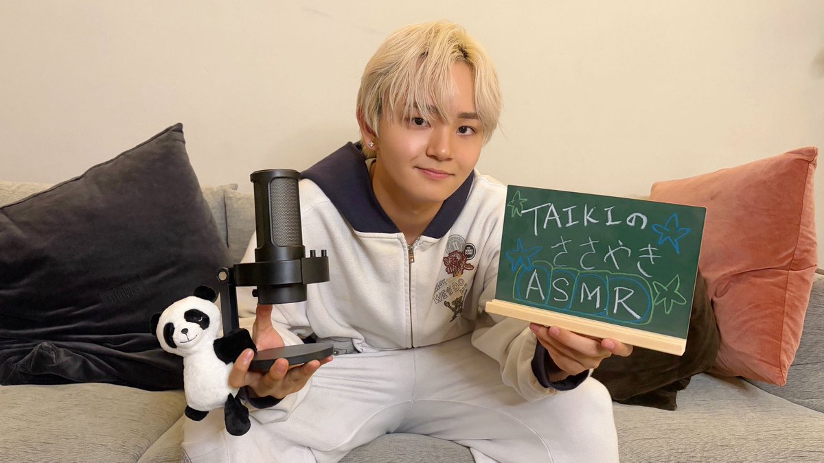 starglow_bmsg's tweet photo. Fan Club限定生配信リレー🌌💫

TAIKIのささやきASMR🐼
アーカイブ公開中!! https://t.co/7X3fq3c4pV