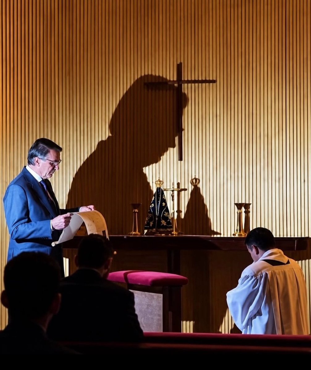 paulofilippus's tweet photo. Bolsonaro assinou no dia 21 de maio de 2019, um documento de consagração do país ao Imaculado Coração de Maria em uma cerimônia no Palácio do Planalto. O ato foi articulado pela Frente Parlamentar Católica e liderado pelo Deputado Federal @erosbiondini

E em 24 de outubro de 2022, @jairbolsonaro rezou uma oração de consagração do Brasil à Nossa Senhora Aparecida na capela do Palácio da Alvorada. Onde essa foto foi tirada por @CarlosBolsonaro junto com integrantes do @centrodombosco

E ainda querem fazer você acreditar numa mentira que usam a Mãe de nosso Senhor para atacar @FlavioBolsonaro

- Bela lembrança trazida pelo amigo @aquiflavio