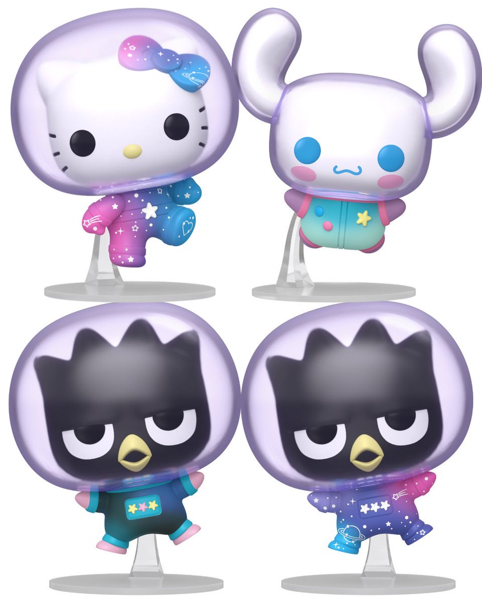 sanriodaily's tweet photo. sanrio characters in space 💫 https://t.co/u1QuJeD3WK
