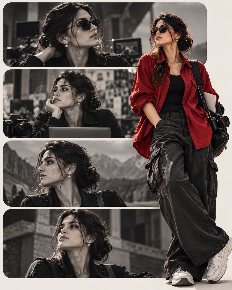 Editorial filmmaker collage