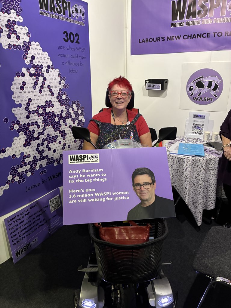 WASPI_Campaign's tweet photo. Our map is proving popular! Come and visit the WASPI women at Stand K2 #Lab26 https://t.co/6mM5wLARd8