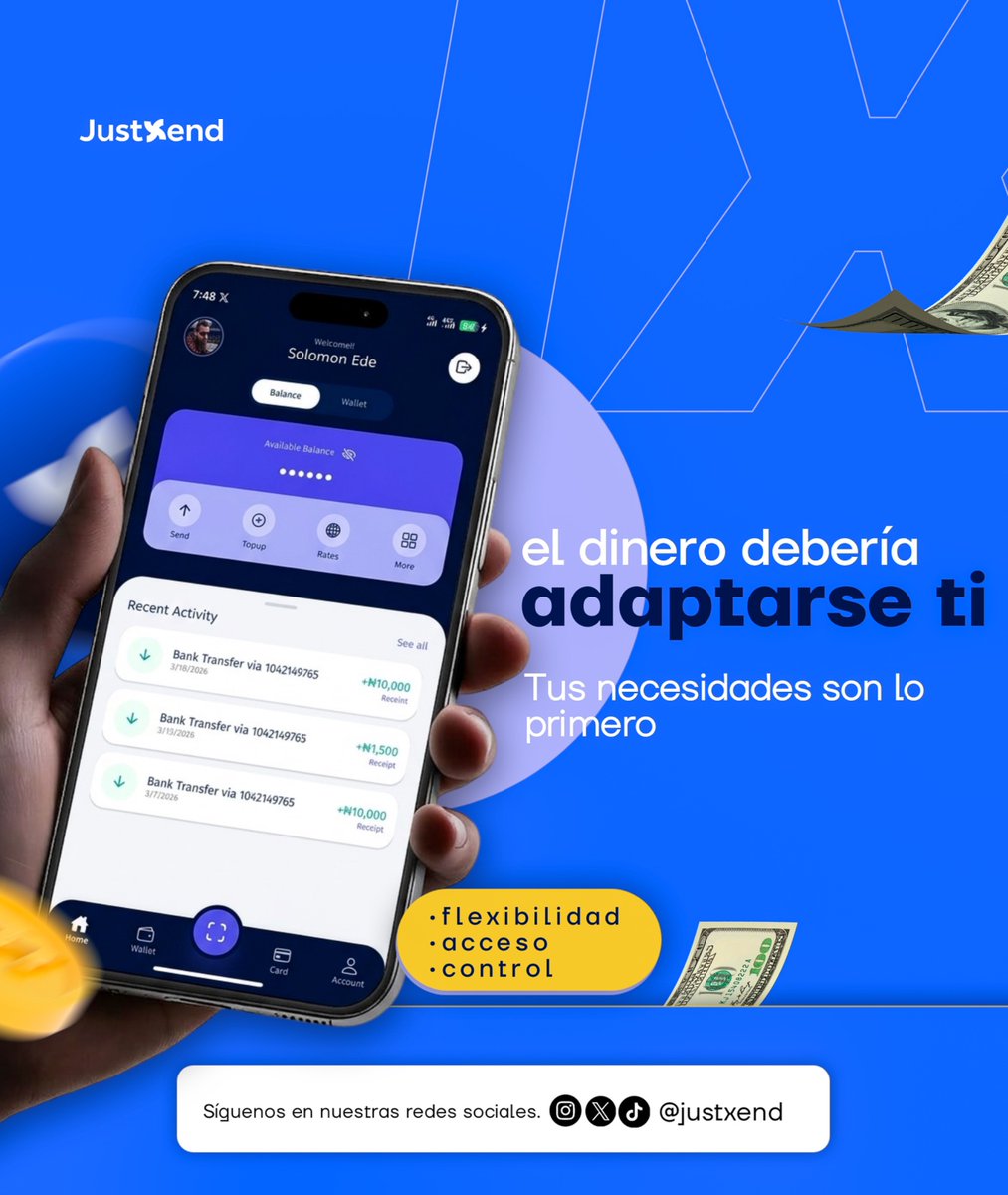JustXendLATAM's tweet photo. Tus necesidades financieras no siempre son las mismas.

Deberías tener la flexibilidad de mover tu dinero de la forma que mejor se adapte a lo que necesitas. ⚡

JustXend está construyendo pensando en eso. 🚀 https://t.co/RdaYQFOu5D