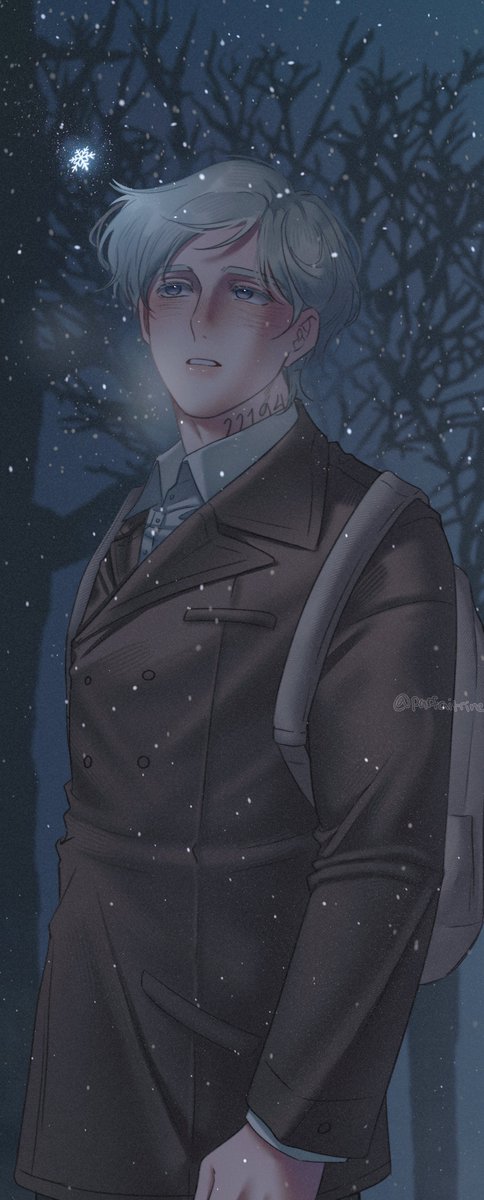 parfaitrine's tweet photo. #noremma 

how much longings must fall like snow,
before that spring day arrives? https://t.co/NRNFLYcKKi