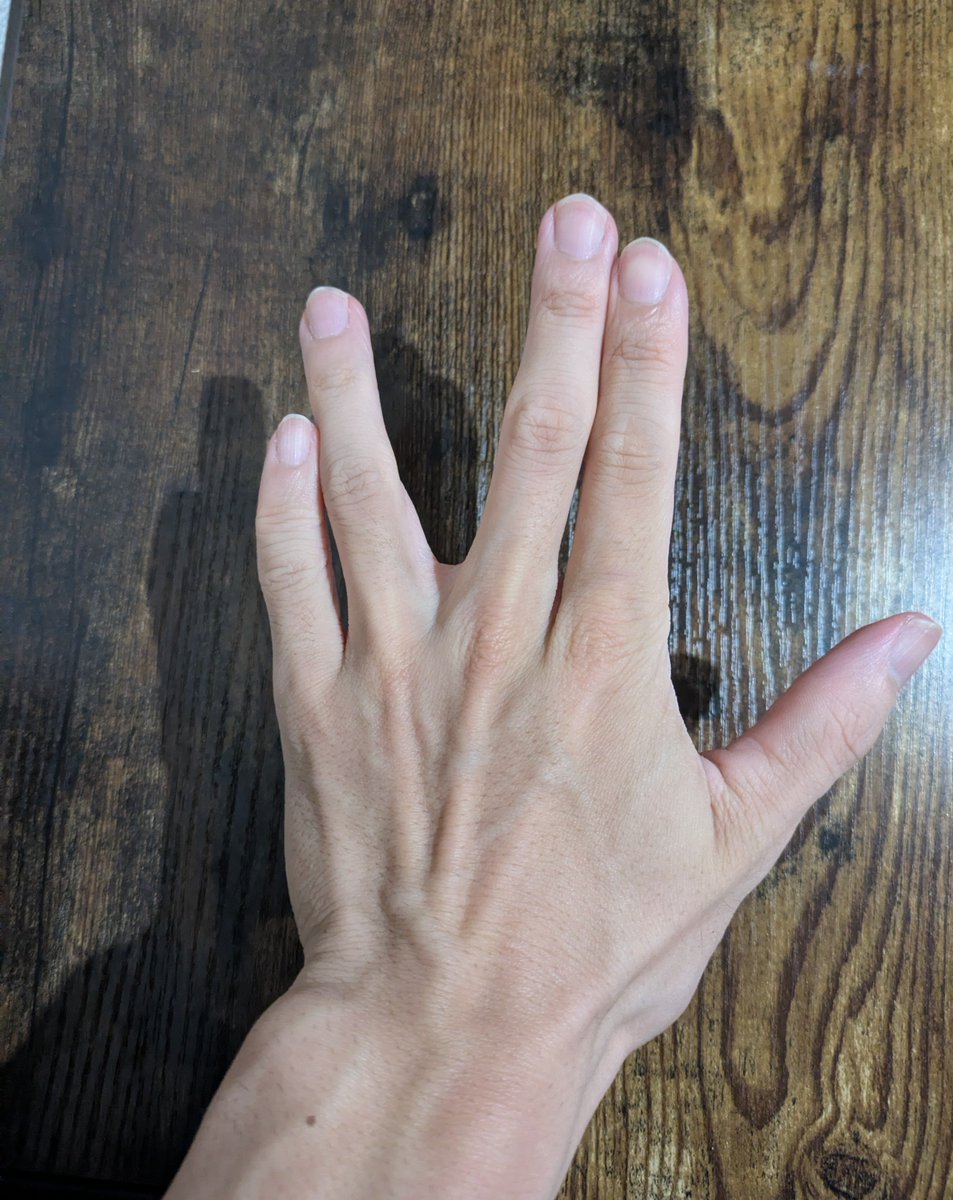 JPparkGuardian's tweet photo. なんか最近よく流れてくる「中指と薬指を離す動作が一部の人には出来ない」ってやつ https://t.co/A8UVb0Cjvg