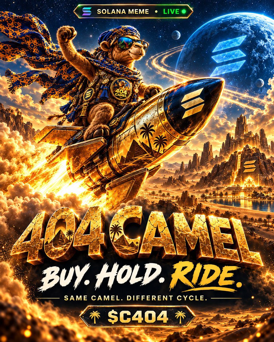 lesi_crypt's tweet photo. The camel 🐪 is here and standing strong to to rule the meme world. 

@C404Camel is here and also building the AMUNCHAIN. We are one and building both together. No pump promises, just a community that’s focus on achieving greater heights and success. 

Let’s ride the camel 🐪 together to the dream land. 

#sol #meme #crypto #web3 #launch