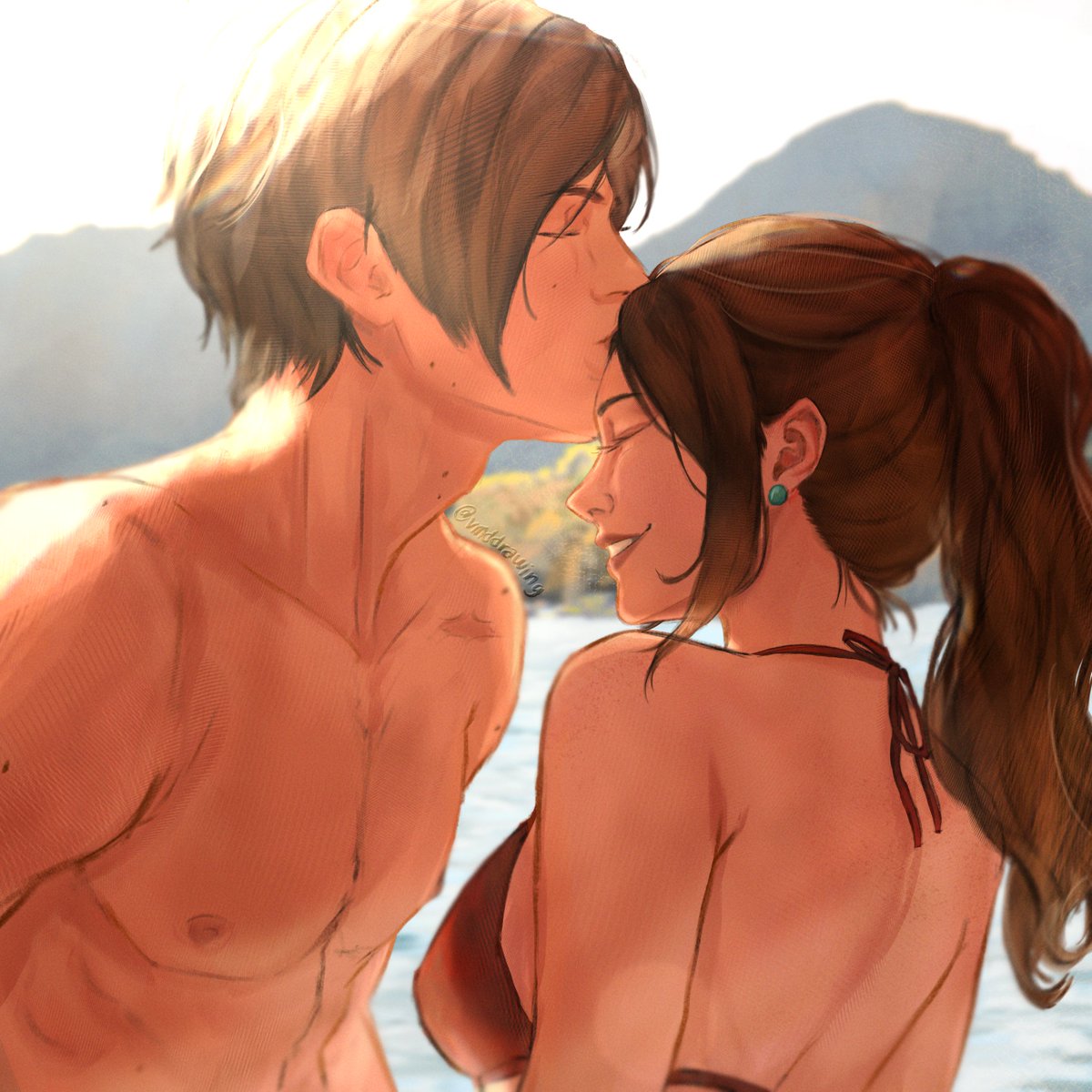 vmddrawing's tweet photo. An Ordinary Day 🍁⛅️ (Complete Thread Below)
—
A little piece about happiness, fear, and the small reasons we choose to stay. 
#LeonKennedy #ClaireRedfield » #Cleon https://t.co/eRO1TrU5Y0