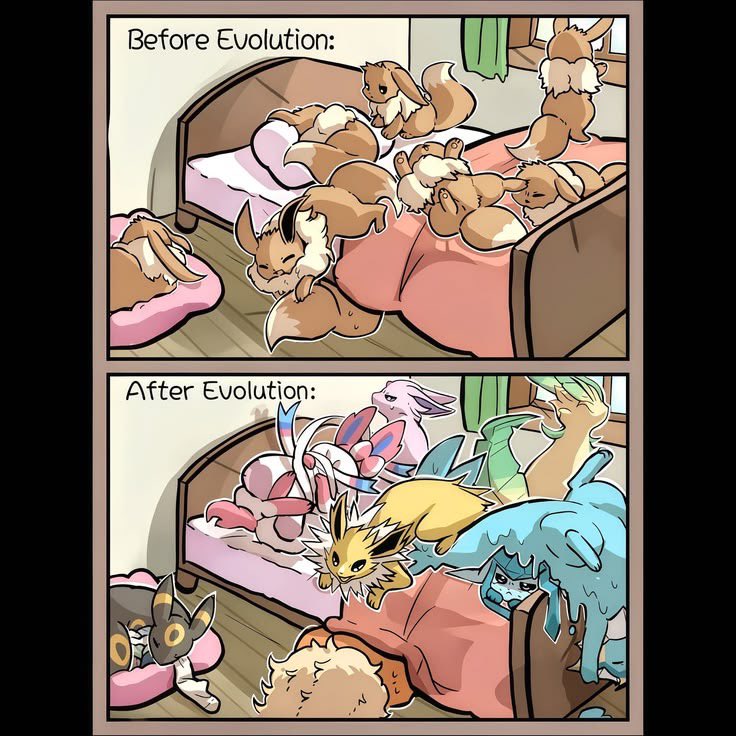 Minox327's tweet photo. Before and after Evolution https://t.co/BiR3D3KKol
