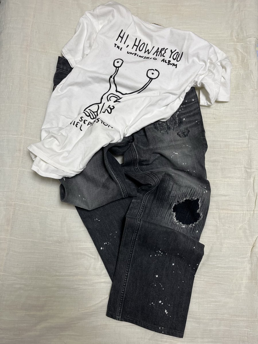 nextone1977's tweet photo. 大好きなカート。リスペクトなエゾカジ♪

 Tops: Map Print Paper Jacket
 Inner: Daniel Johnston
 Bottoms: Number (N)ine Grunge Denim
 Shoes: 90s Jack Purcell
 Cap: M-51 Pile Cap
⁠#VintageTyvek⁠ #NumberNine #DanielJohnston #JackPurcell #古着 #靴好き https://t.co/mk0B8okcyD