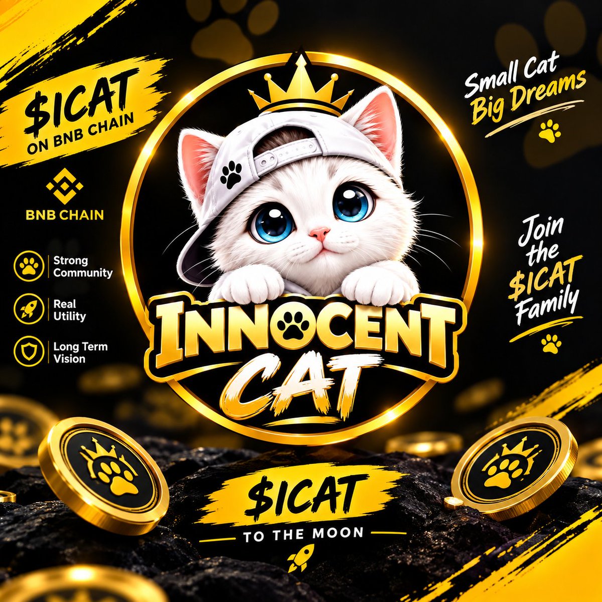 ayodeji2y's tweet photo. 🐱🔥 $ICAT is just getting started on BNB Chain!
Fresh project. Fresh community. Fresh energy. 🚀
Are you early? 👀💎
#ICAT #BNBChain #Crypto #cryptoguy
CA: 0x6aa64e5215fc7a9182f26d5c55c21ce0863049ff https://t.co/MsVfw0dzcS