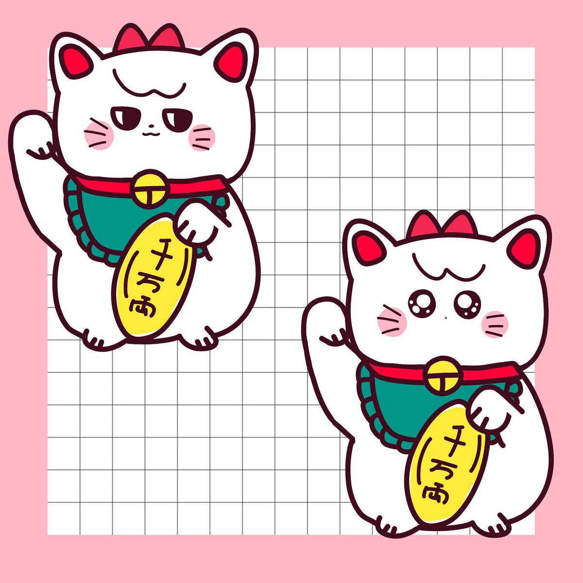 moyuhitode's tweet photo. 今日は招き猫の日にゃ🐱　

#ゆるいイラスト　#招き猫の日
#イラスト https://t.co/l2xxUfTrtB