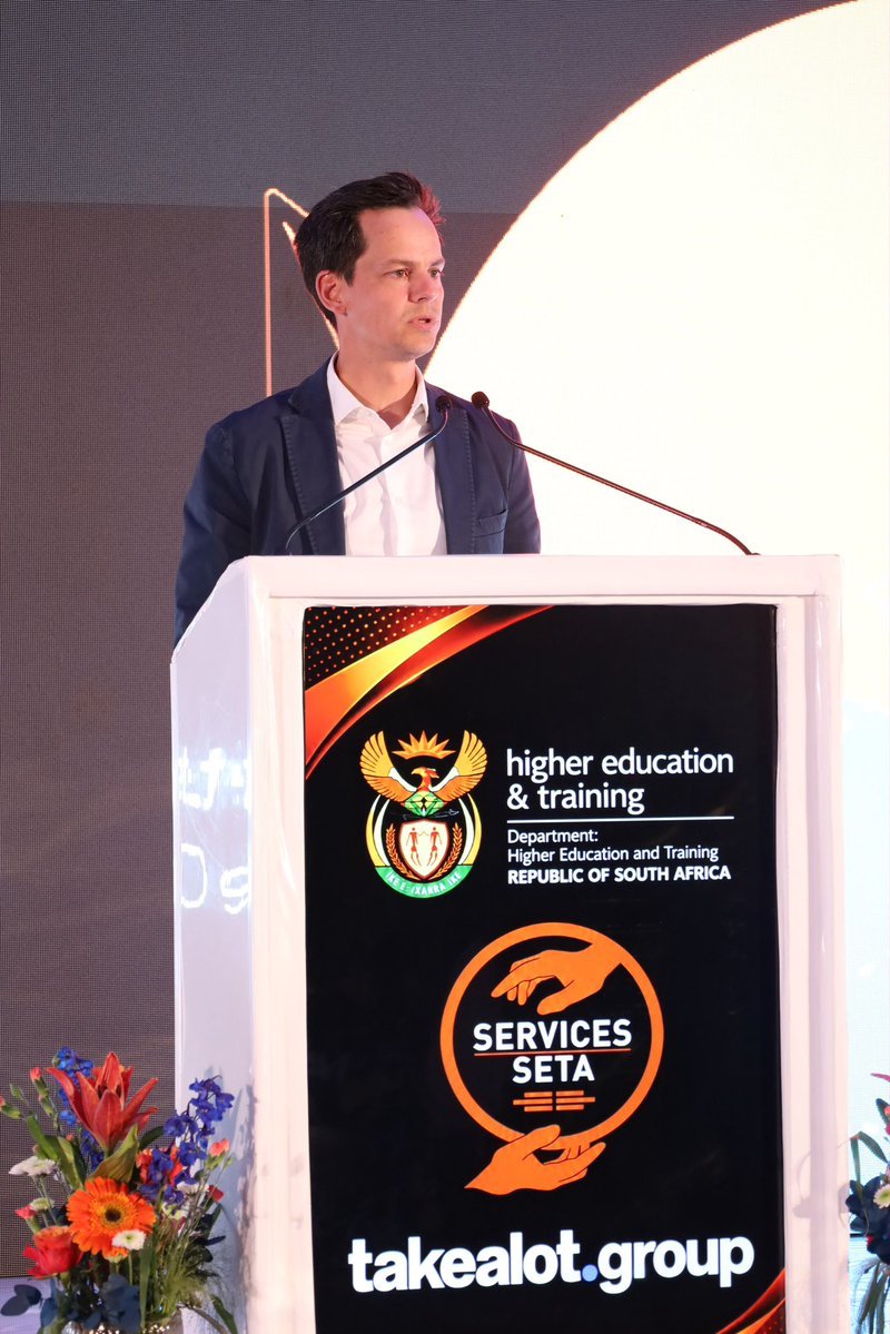 SthembiD's tweet photo. Did you know 92 TVET learners are already undertaking internships at Takealot sites? Getting that first real corporate workspace opportunity is exactly how we change lives. 🎓 #ServicesSETA #UnlockingOpportunities https://t.co/tv8bvzPZMj
