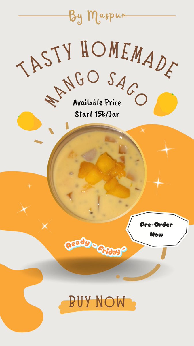 triawdd19's tweet photo. Warga x, selamatin aku dong, akhirnya aku jualan lagi 😭
Jual mango sago, usaha aku 3 tahun lalu sbelum bunting.
Yang dulu laris banget sampe 40-60 cup perhari.
Aku open PO hari Jum'at, ga nyangka sold smua, aku cuma sanggup bikin 20 aja. https://t.co/Ds51jrUv7B