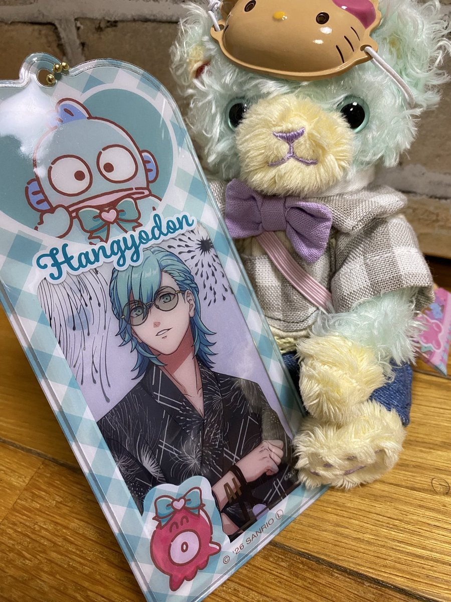 otk0428's tweet photo. 交換して貰ったはんぎょに藍ちゃん入れたんだけど、りらくんに「藍かっこいいだろ」って取られた笑😸✨ https://t.co/za2D8X19D3