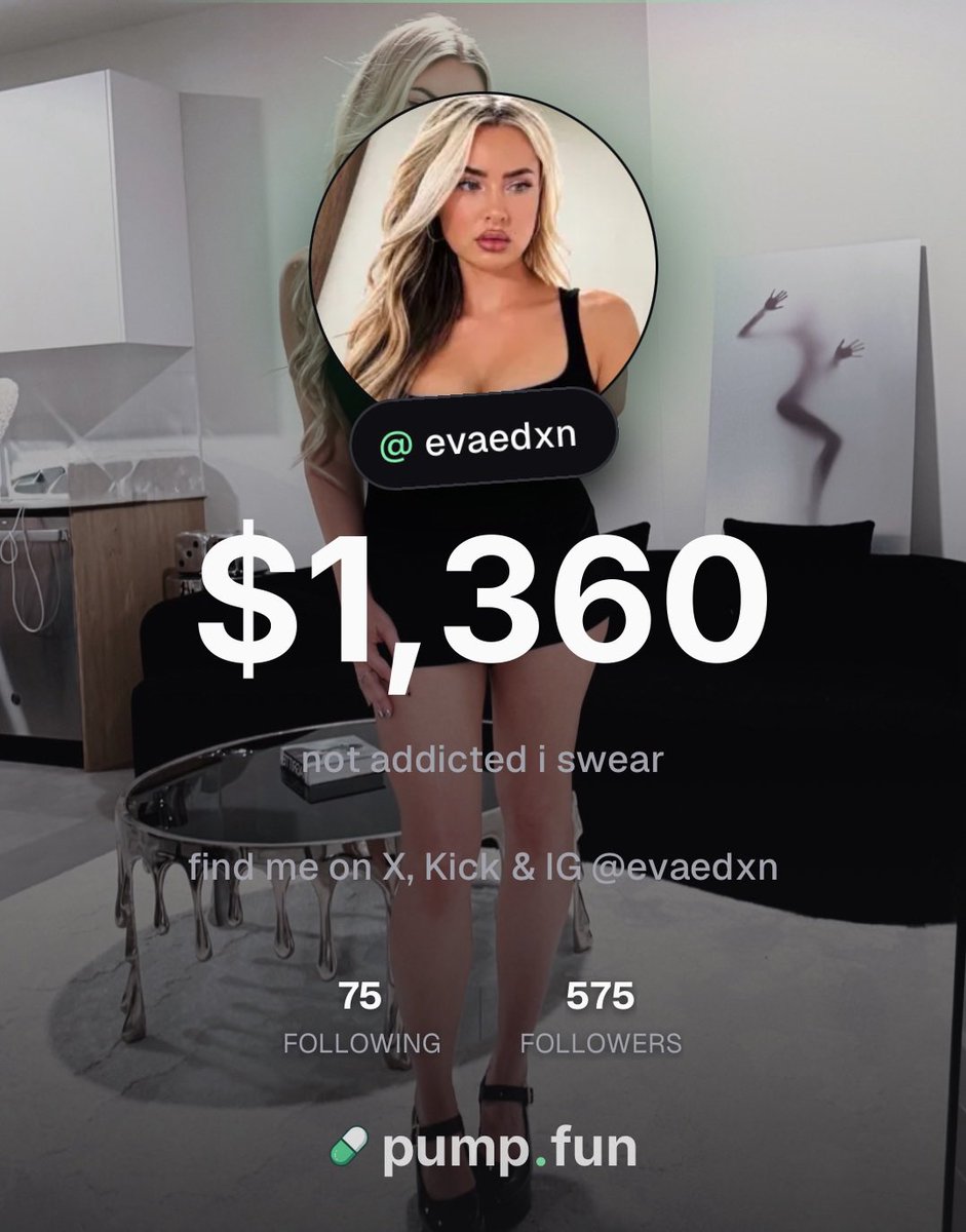 garnachoszn17's tweet photo. $20 to one follower 

Follow @evaedxn on x and  Pumpfun 

Drop proof and addy https://t.co/u2CdPyiAQR