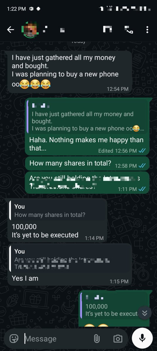 Value_Dive's tweet photo. A friend just placed an order for 100,000 shares in my highest conviction stock currently on the GSE. 

Not first we have taken such bets. Most recent bet did 13x ( 1,200% in 6 months)..

That's too irrational from the markets actually. Had to sell 50% of position,... https://t.co/e7VvFfdDtY