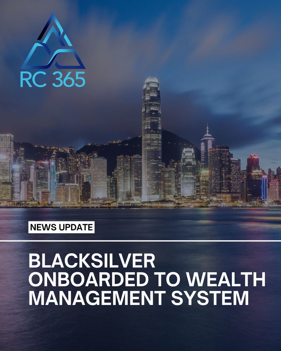 RC365plc's tweet photo. RC365 Holding is pleased to announce that Blacksilver Trust (Hong Kong) Limited has been onboarded to its new Wealth Management System, marking the first commercial deployment of the SaaS platform. 

🔗 Read more: https://t.co/Y2jZknDeDA https://t.co/PESTShVjwY