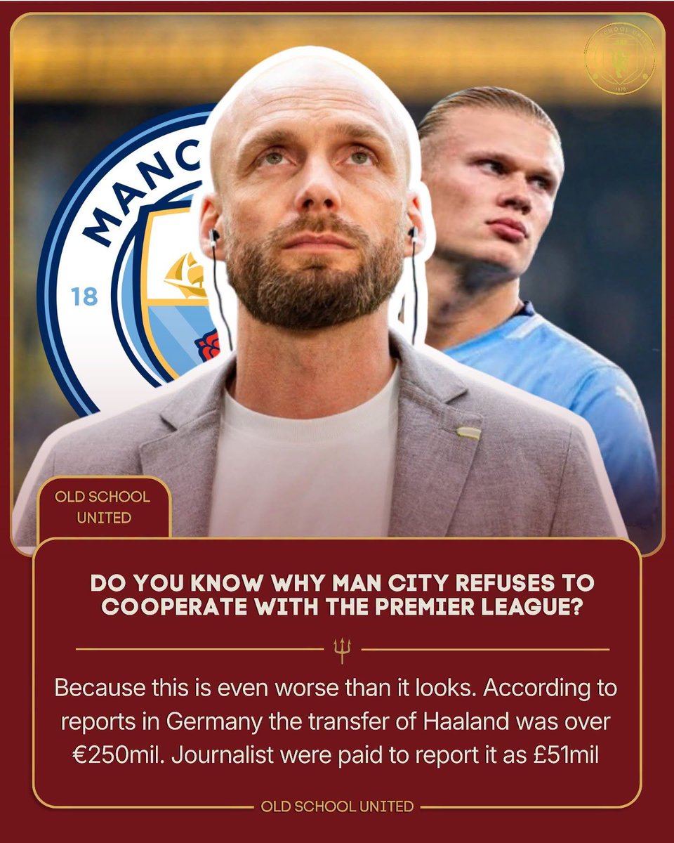 Footballneerwin's tweet photo. This is the huge point that people miss!!!!!

City was never breaking the law to be fair in the league

Their scams were even more disgusting

It had to look like it's close to other big teams spending or they would be punished earlier https://t.co/qtYLzsuFdV