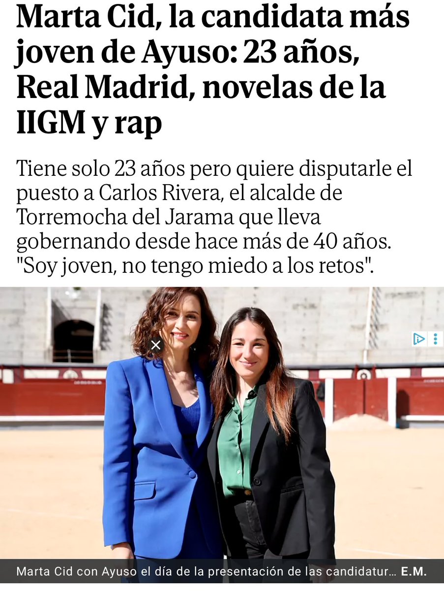 comuflauta's tweet photo. Desde menor dentro del Partido Popular, cobrando del partido como concejal desde sus inicios y puesta a dedo dentro del ayuntamiento de Madrid como secretaria dentro de la asamblea.

Es una cosa loca que la chavala que menos pala ha tocado dentro del PP, que ya es decir, hable de trabajar.