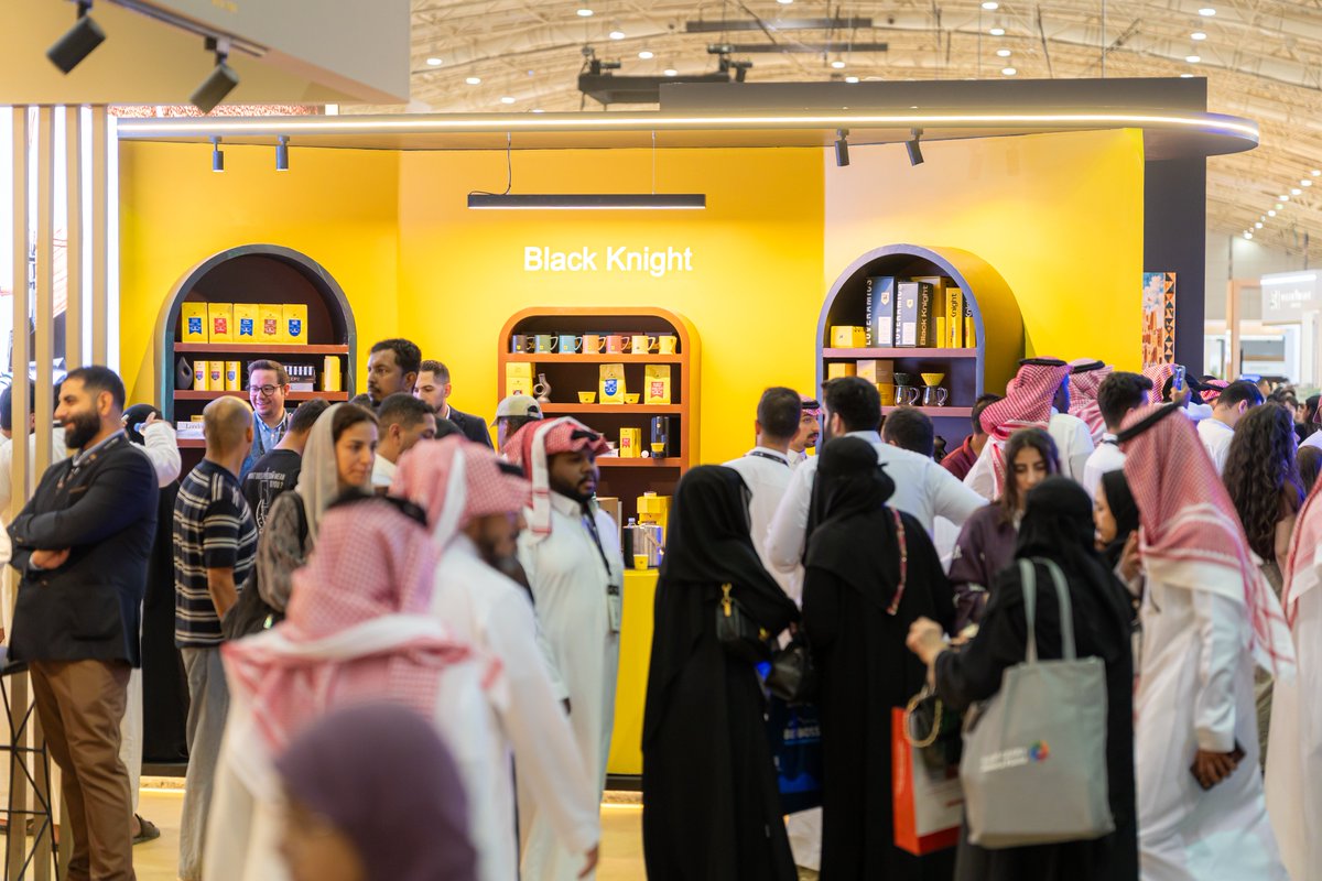 HHExpoSaudi's tweet photo. Coffee culture came alive at CoffeeZone. ☕️

From speciality beans to brewing equipment and café solutions, discover the brands that powered its debut at Hotel &amp; Hospitality Expo Saudi Arabia 2026.

#HHExpoSaudi #CoffeeZone #SaudiCoffee https://t.co/B9l3ORE3ek