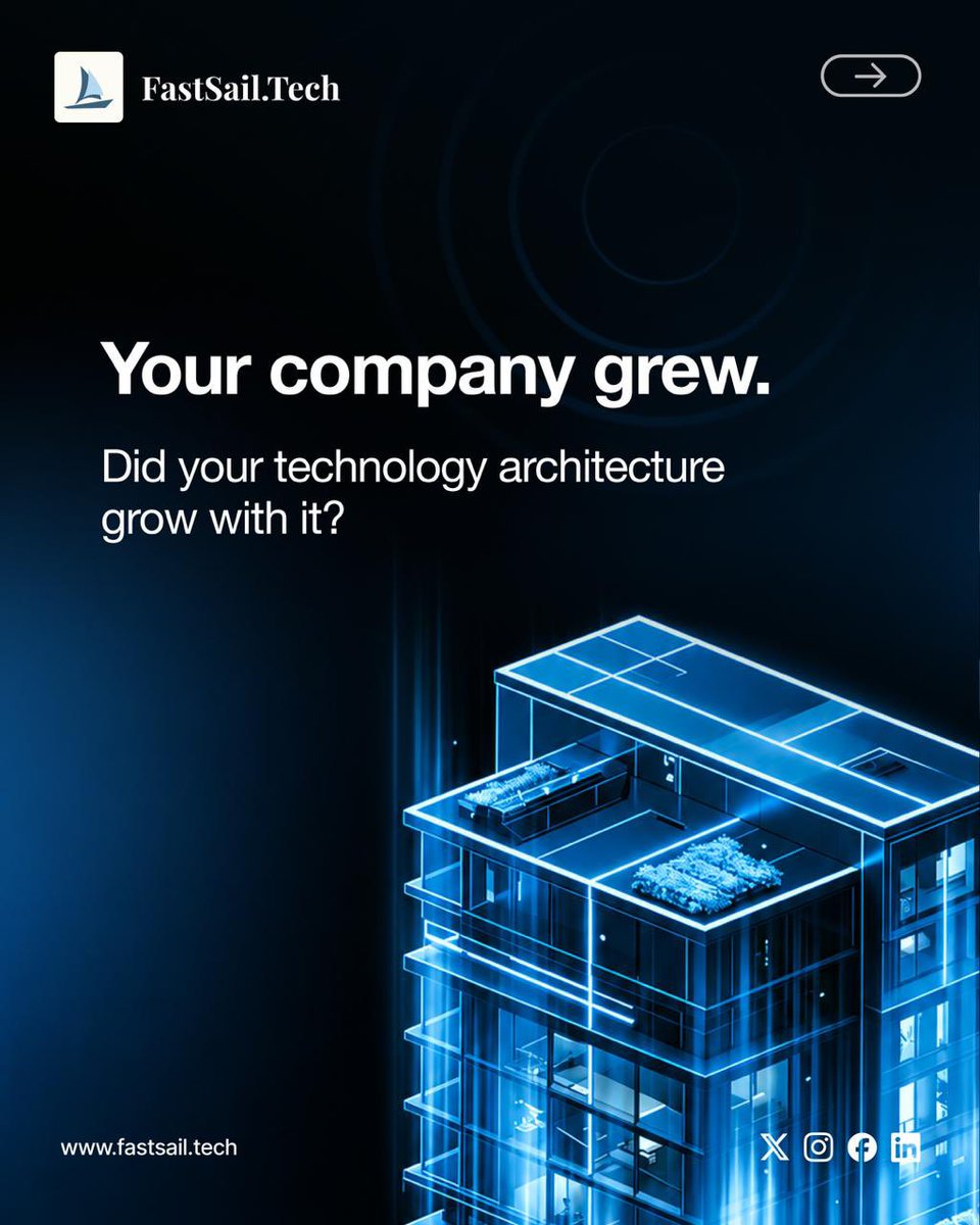FastsailTech's tweet photo. Growth has a way of exposing what your technology can’t handle.

More customers means more systems. More data. More complexity.

The question is: can your technology keep up?

That’s where we come in. https://t.co/TawoSoaXPz