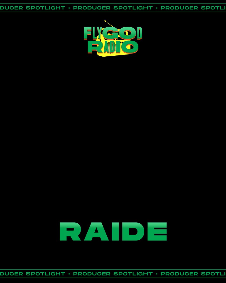 FLYGODRADIO's tweet photo. You could probably walk past Raide on a random evening in Port-Harcourt and not think much of it. But once his music comes up at underground events, you're definitely raving along. 

Raide's music precedes him, with his creative imprint defining ubiquitous underground records like Luwa.mp4's "Ma Fi Mi serE," Sinachi's "Uptown Girl," and S1ordie's "We2fly" and "Million Dolla Mission," just to mention a few. His production style, which combines a range of distinct genres like Pop, Afropop, Hip-hop, Opium, Lo-fi, Dancehall, Bubblegum Pop and more, is made even more distinct by his brilliant use of samples from the golden era of Nigerian pop music.

His ability to effortlessly navigate different sonic environments, as evidenced by his work with S1ordie, Luwa.mp4 and Blacboyy, three very distinct artists, is testament to his mastery of the craft. He also showcases this skill on his own solo records, with songs like "Die Today," "Werey," and "Come Thru for Me" highlighting his ability to wear multiple creative hats without losing his essence.

In this very rare conversation, the multifaceted creative (who despite his recent success continues to maintain anonymity and firmly insists on keeping his identity out of the public eye to preserve his mystique) lets Flygod Radio in on his creative process, artistry, favorite records and what the future holds.