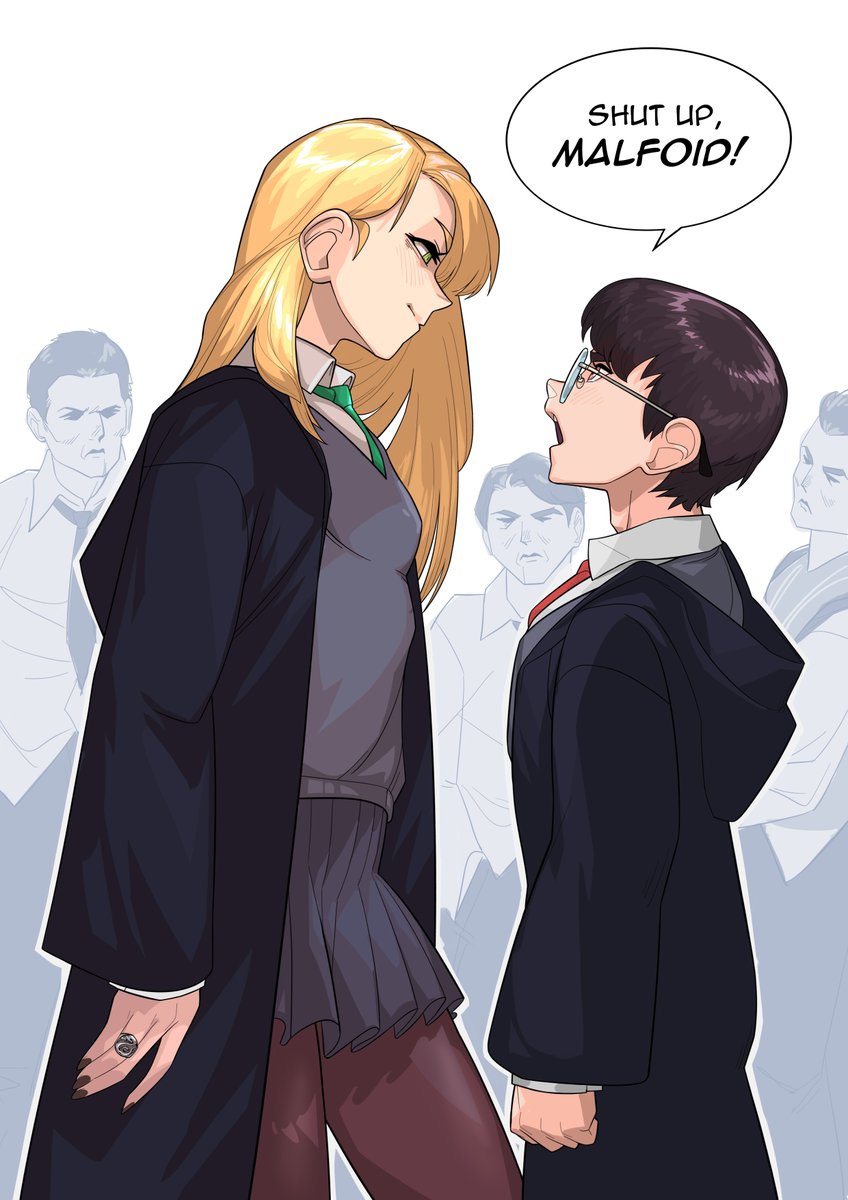 spaz141's tweet photo. recently, i saw harry potter fans shared a scene from prisoner of azkaban where draco would square up and show obvious height difference is too cute to ignore. i have bookmarked a scene or two that i might want to work with in the future. #harrypotter #malfoy #draco https://t.co/2oPbX2GnK0
