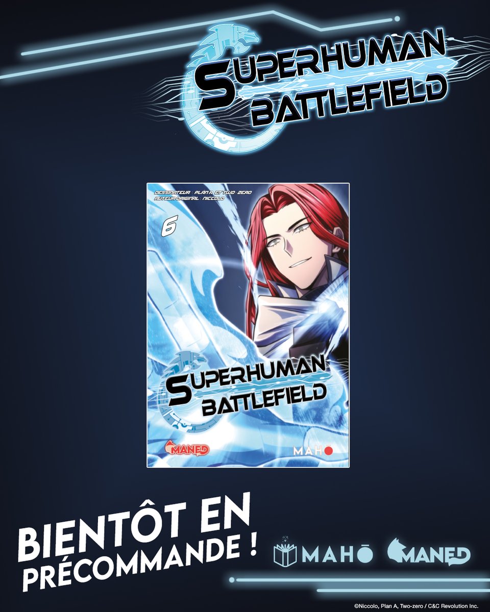 MahoEditions's tweet photo. 🎮 Vous êtes déjà en manque de votre dose d’esport depuis la fin de l’Esports World Cup ? 👀

Ça tombe bien ! La campagne de précommande du tome 6 de Superhuman Battlefield commence ce vendredi ! 🔥

À défaut de rejoindre une Team esport, retrouvez Seo Moon-yeop et ses acolytes et préparez-vous à passer à l’action…

⚡ Parce que sauver le monde, ce n’est pas qu’un jeu !
Alors, prêts à reprendre le combat ? 💥

#SuperhumanBattlefield #Webtoon #Esport #MAHOedition #maned