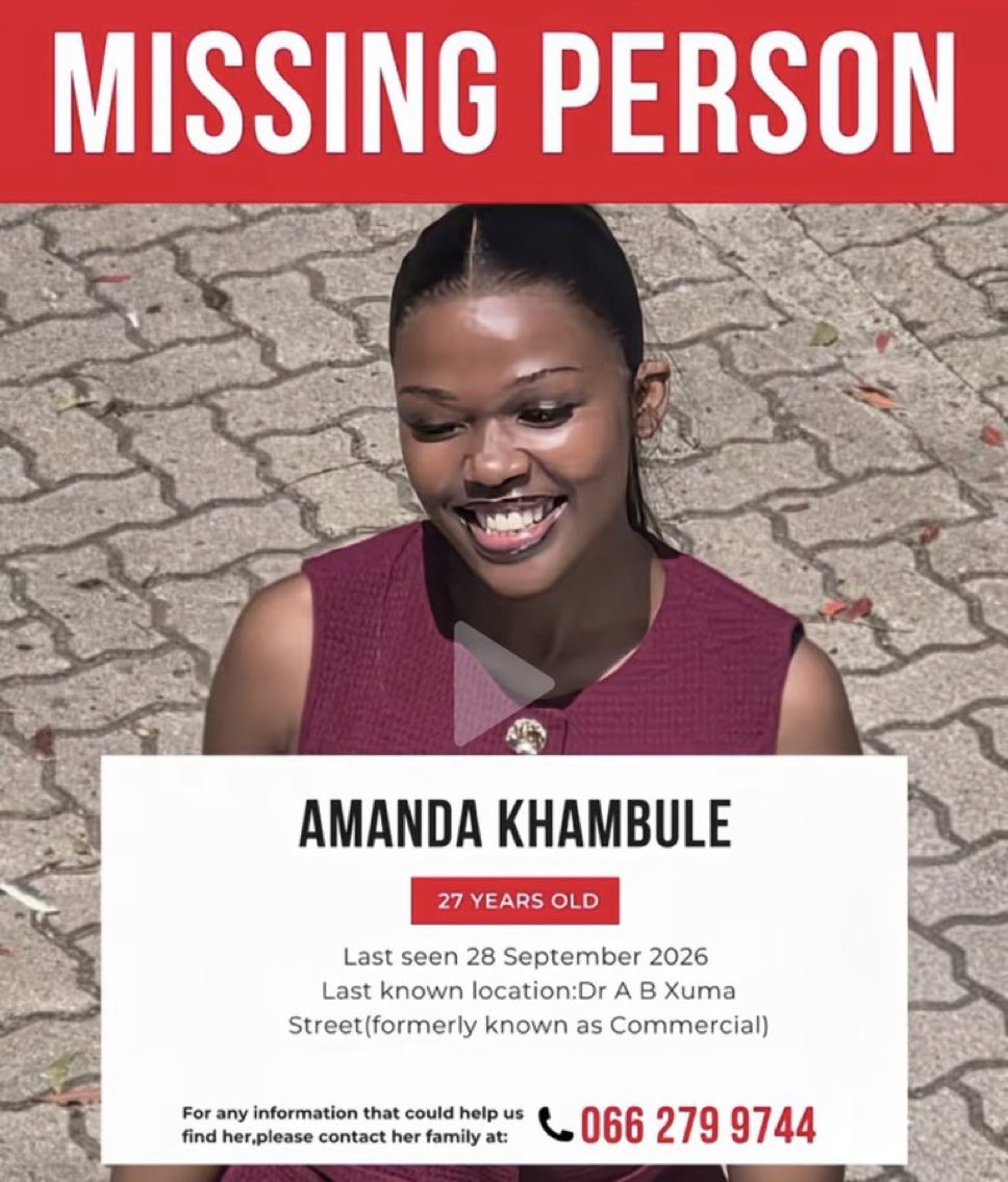 MeshackBevhulas's tweet photo. Missing person alert https://t.co/unyPN8GOZ3